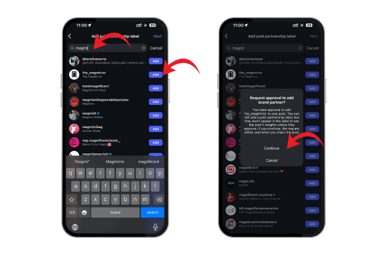 instagram paid partnership approval