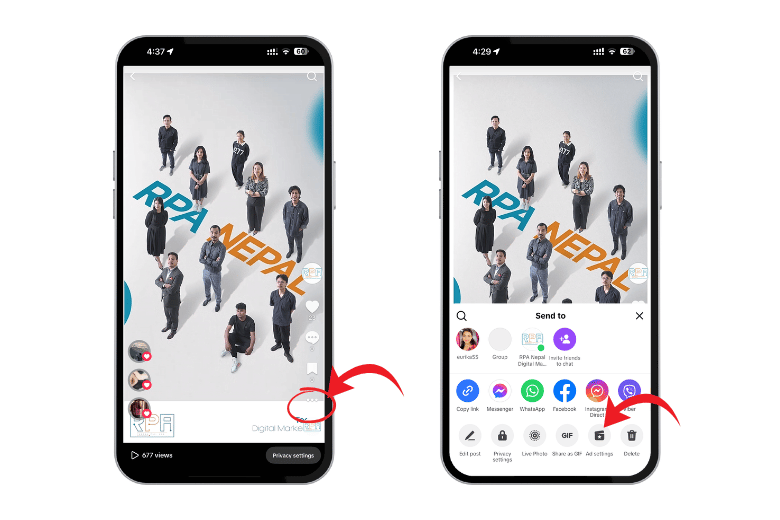 selelcting video step on how to get spark code on tiktok